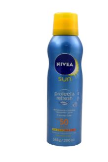 BLOQUEADOR SOLAR ADULTO FPS 50 SPRAY  X 200 ml (NIVEA)