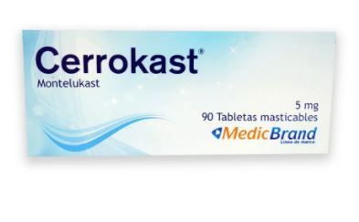 CERROKAST 5mg X 90 TABLETAS