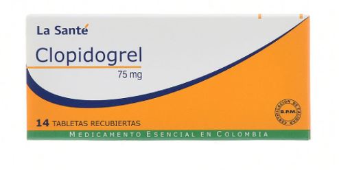CLOPIDROGEL 75 mg X 14 TABLETAS (LA SANTÉ)