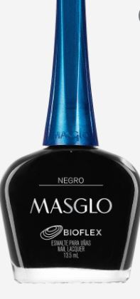 ESMALTE MASGLO NEGRO X 13,5 ml