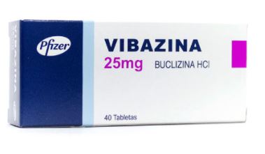 VIBAZINA 25 mg X 10 TABLETAS
