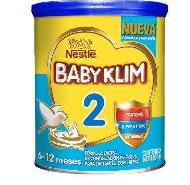 LECHE BABY KLIM 2 LATA X 800 g