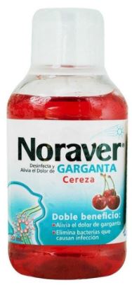 NORAVER GARGANTA  SIN VALVULA X 120 ml SABOR A CEREZA