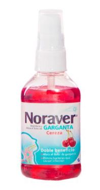 NORAVER GARGANTA SPRAY X 120 ml SABOR A CEREZA