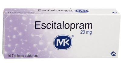 ESCITALOPRAM 20 mg X 14 TABLETAS (MK)