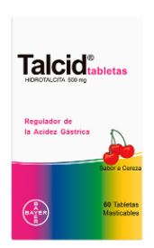 TALCID CEREZA X 6 TABLETAS MASTICABLES