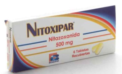 NITOXIPAR 500 mg X 6 TABLETAS