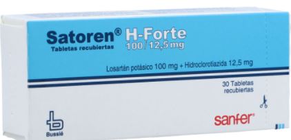 SATOREN H FORTE 100/12,5 mg X 30 TABLETAS