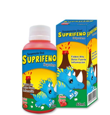 IBUPROFENO SUSPENSIÓN X 120 ml (SUPRIFENO)