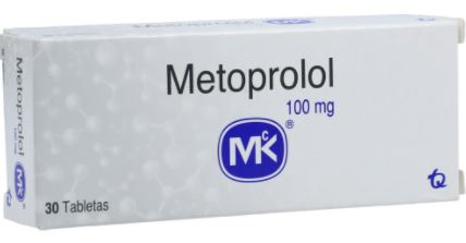 METOPROLOL 100 mg X 30 TABLETAS (MK)