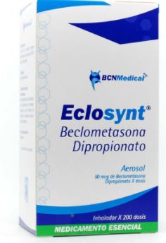 BECLOMETASONA 50 mcg INHALADOR BUCAL X 200 DOSIS ECLOSYNT