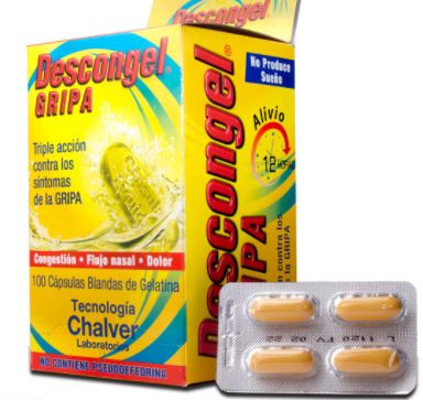 DESCONGEL GRIPA SOBRE X 4 CÁPSULAS