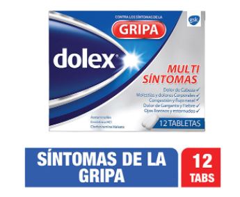 DOLEX GRIPA MULTI SINTOMAS CAJA  X 12 TABLETAS