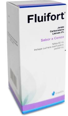 FLUIFORT JARABE PEDIATRICO X 60 ml SABOR CEREZA