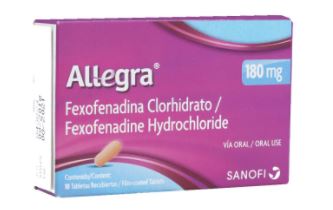 ALLEGRA 180 mg CAJA X 10 TABLETAS