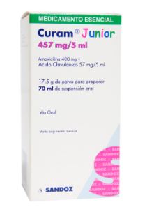 CURAM JUNIOR 457 mg X 70 ml