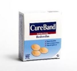 CURITAS REDONDAS X 100 UNIDADES CURE BAND PREMIUM