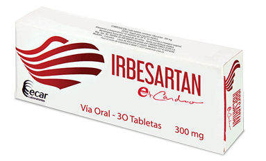 IRBESARTAN 300 mg X 30 TABLETAS ECAR