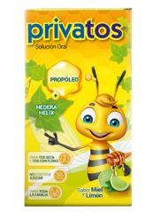 PRIVATOS JARABE FRASCO X 120 ml SABOR A MIEL Y LIMON