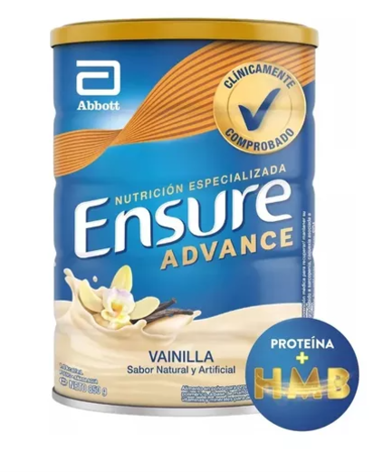 Ensure advance x 850g sabor a vainilla