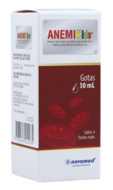 ANEMI KIDS GOTAS X 30 ml SABOR A FRUTOS ROJOS