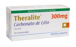 THERALITE 300 mg CAJA X 50 COMPRIMIDOS
