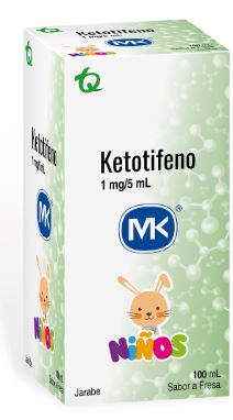 KETOTIFENO 1 mg JARABE X 100 ml MK