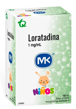 LORATADINA 1 mg JARABE X 100 ml MK