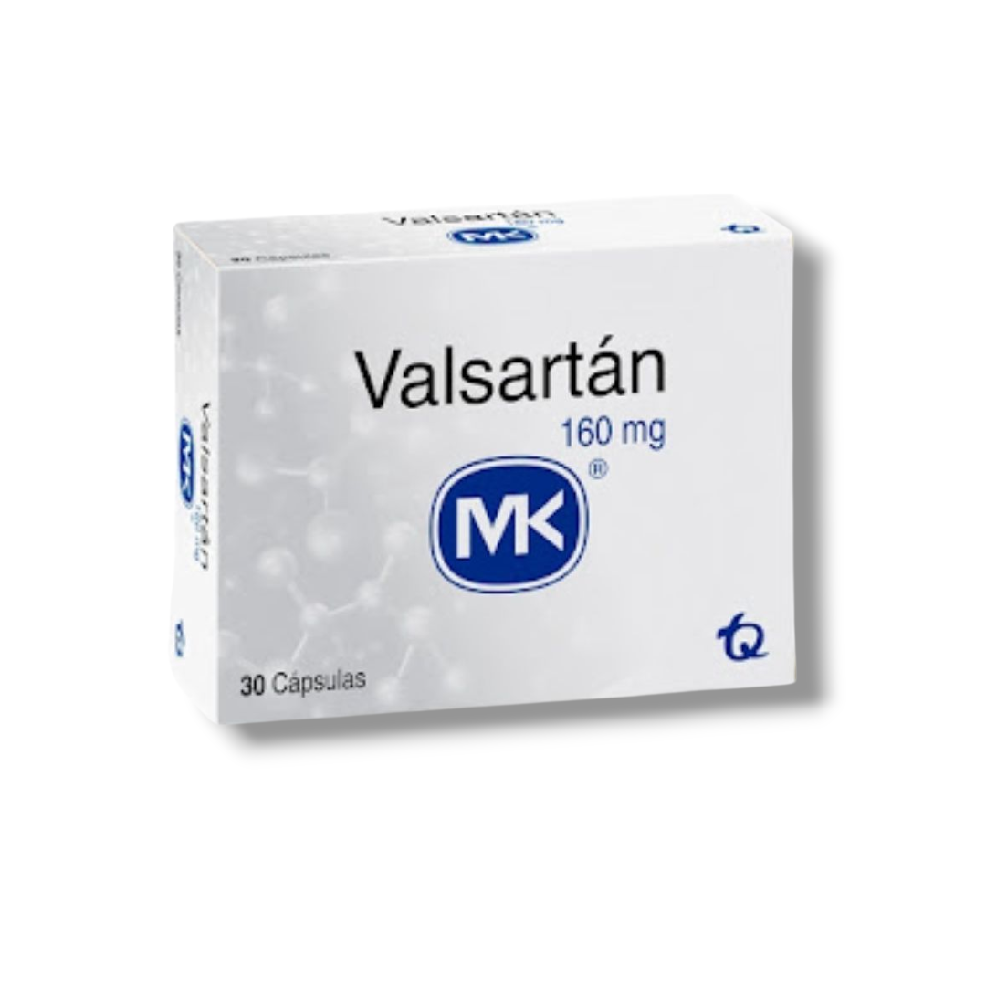VALSARTAN 160 mg X 30 CÁPSULAS MK