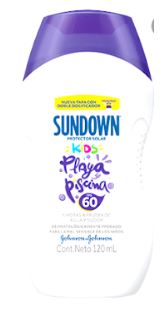 BLOQUEADOR SOLAR SUNDOWN KIDS  FPS 60 X 120 ml