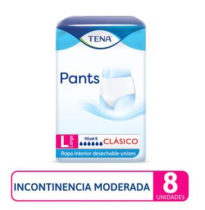 PAÑAL TENA PANTS CLÁSICO LARGE X 8 UNIDADES