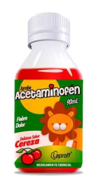 ACETAMINOFEN JARABE X 120 ml  SABOR A CEREZA LAPROFF