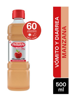 PEDIALYTE 60 CON ZINC MANZANA X 500 ml