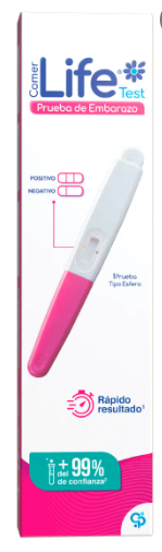 PRUEBA DE EMBARAZO TIPO ESFERO COMER LIFE