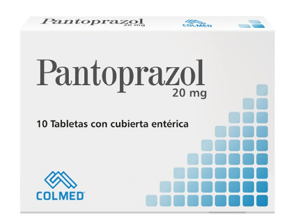 PANTOPRAZOL 20 mg CAJA X 10 TABLETAS COLMED