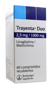 TRAYENTA DUO 2,5mg/1000 mg X 60 COMPRIMIDOS