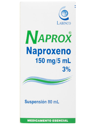 NAPROXENO 150mg SUSPENSIÓN X 80 ml LABINCO