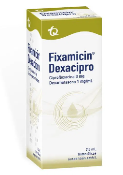 FIXAMICIN DEXACIPRO GOTAS ÓTICAS X 7.5 ml