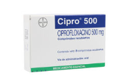 CIPRO 500 mg CAJA X 8 COMPRIMIDOS