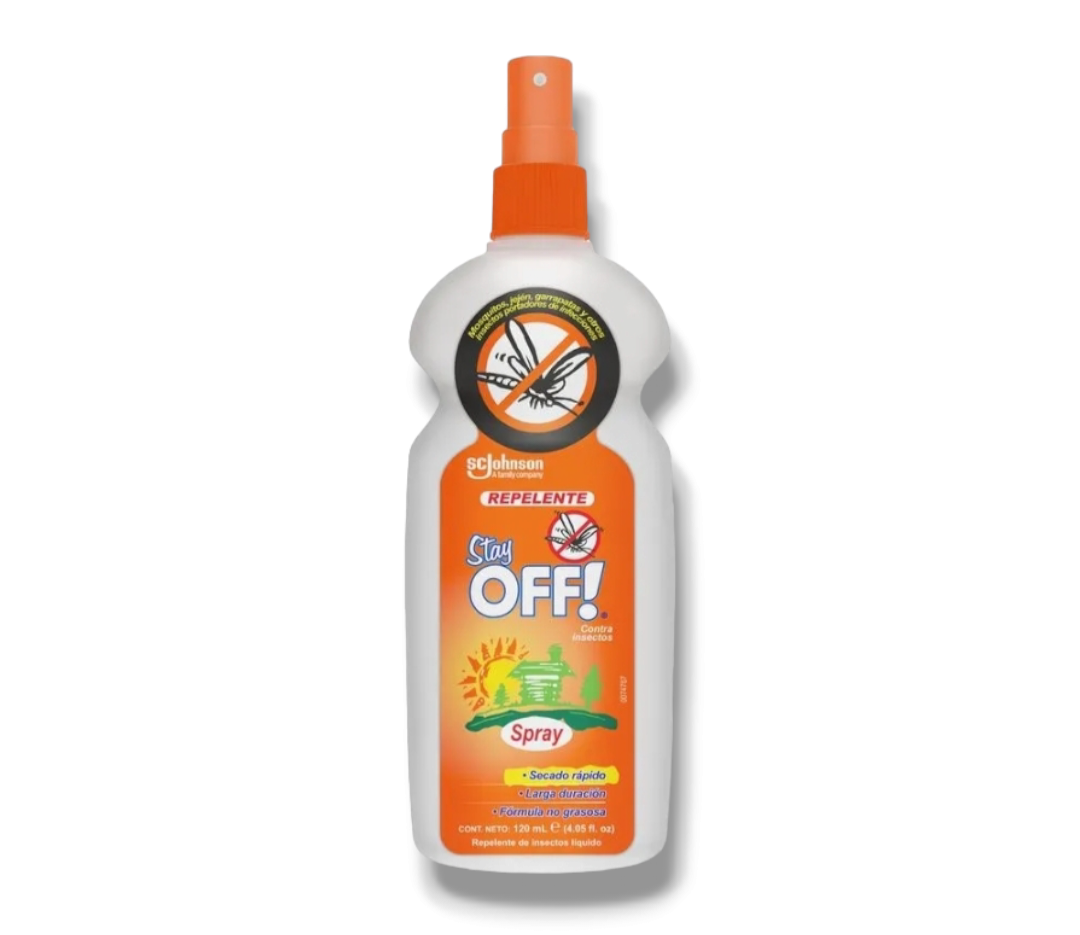 Repelente stay off spay adultos x 120 ml