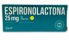 ESPIRONOLACTONA 25 mg CAJA X 20 TABLETAS LAPROFF