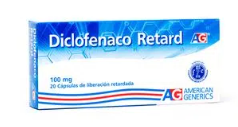 DICLOFENACO RETARD 100mg CAJA X 20 CÁPSULAS AG