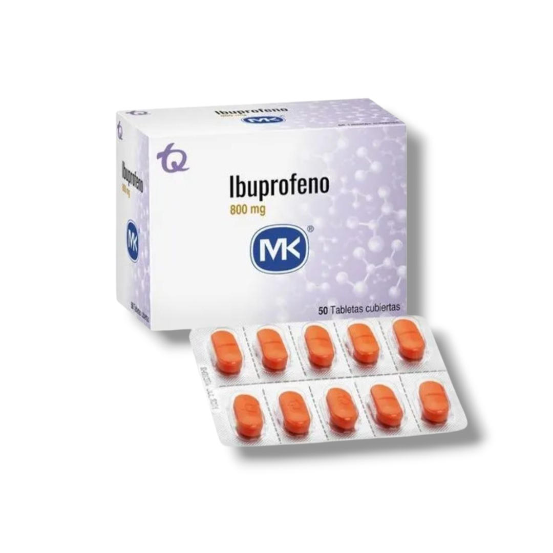 IBUPROFENO 800 mg X 10 TABLETAS MK