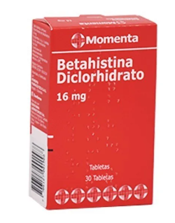 BETAHISTINA 16mg CAJA X 30 TABLETAS MOMENTA