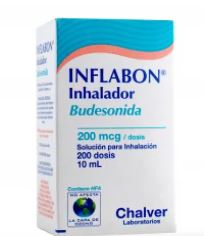 BUDESONIDA 200 mcg  INHALADOR X 200 DOSIS INFLABON