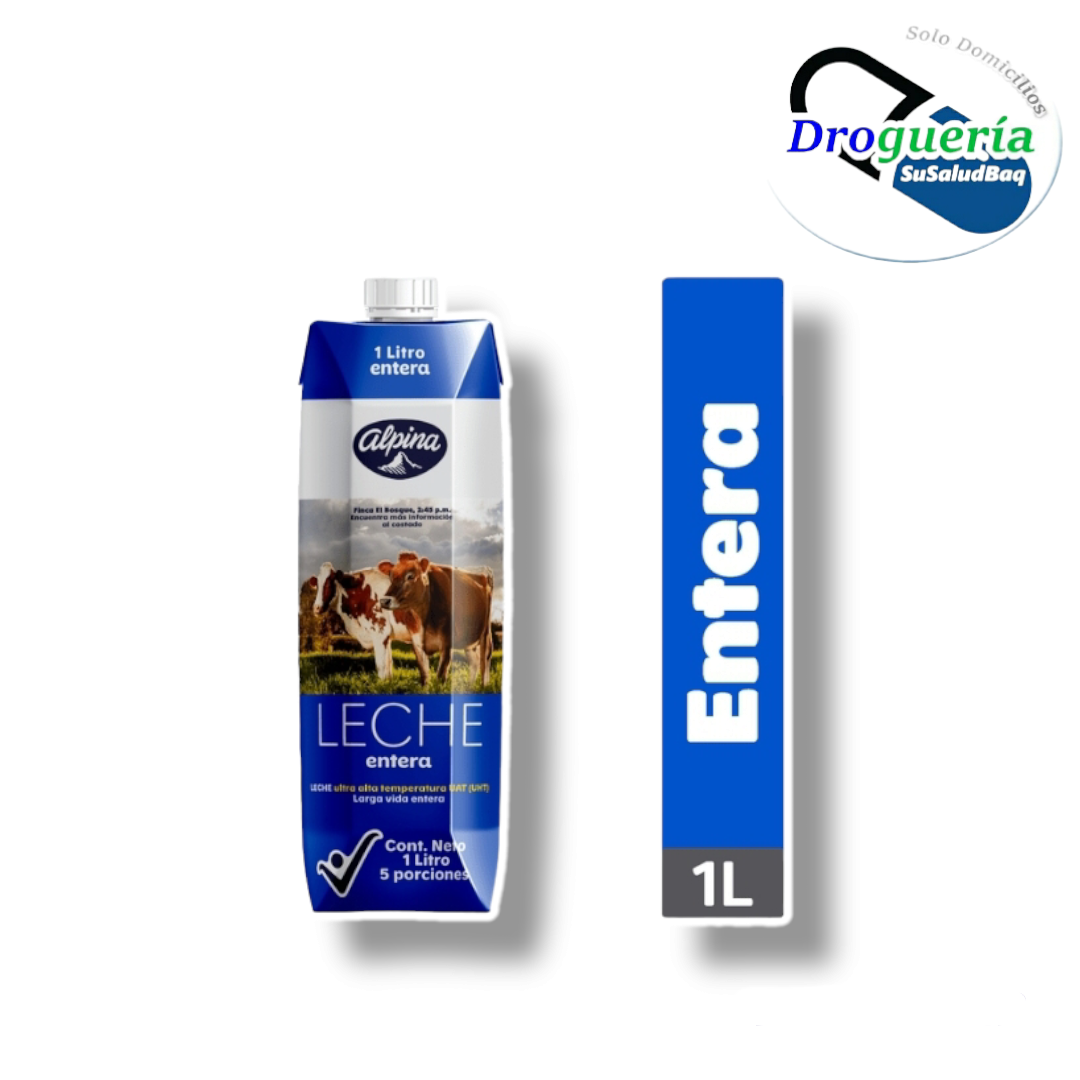 LECHE ALPINA ENTERA X 1 LITRO