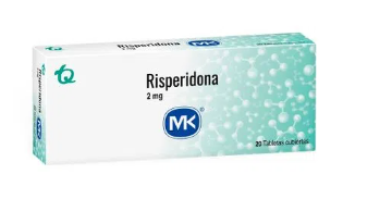 RISPERIDONA 2 mg CAJA X 20 TABLETAS MK