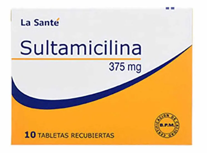 SULTAMICILINA 375mg SOBRE X 10 TABLETAS LA SANTÉ