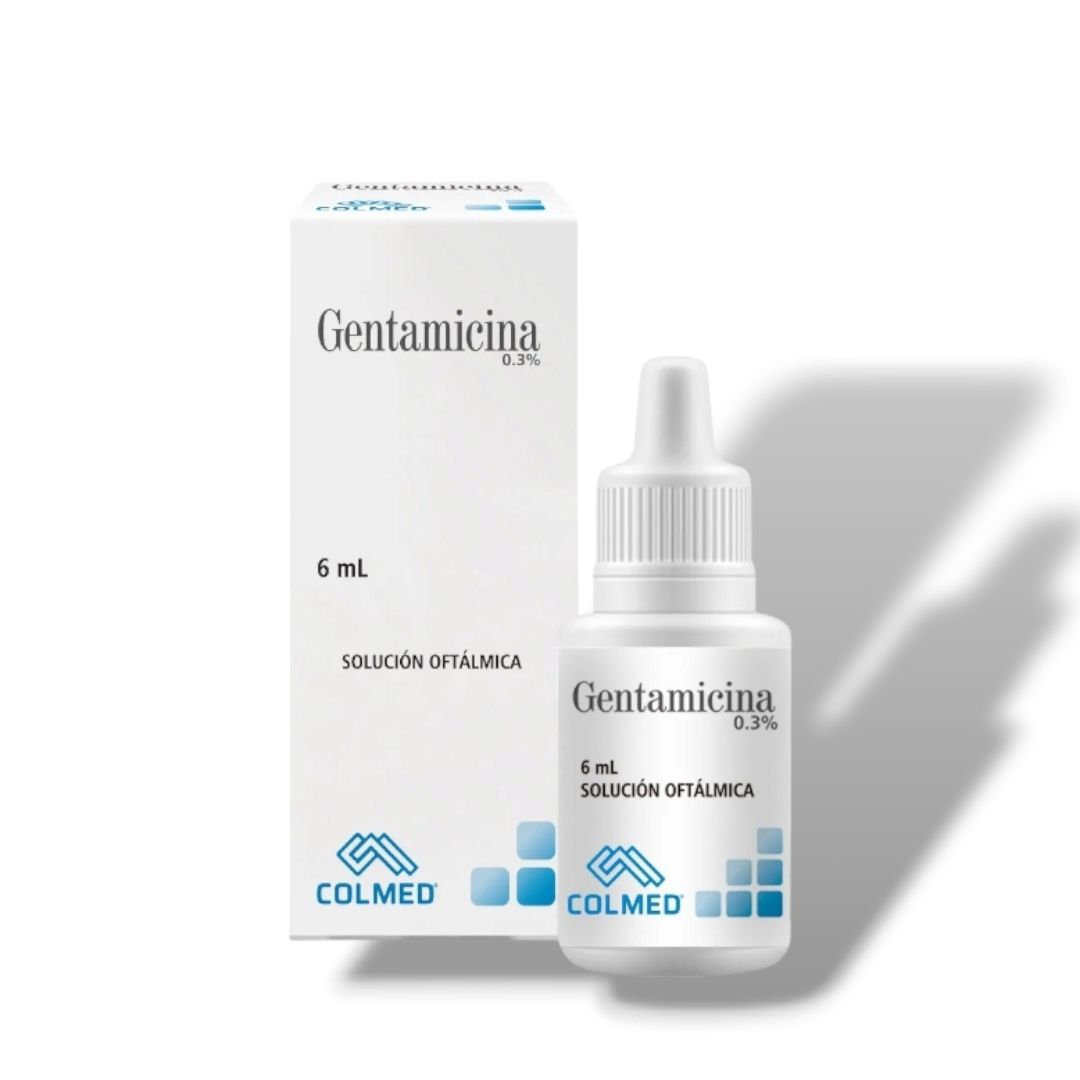 Gentamicina 0,3% gotas x 6 ml colmed
