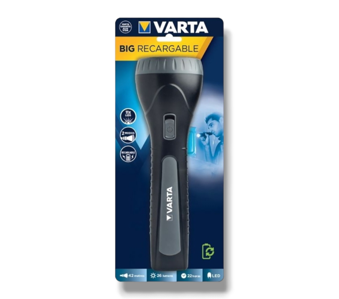 LINTERNA VARTA RECARGABLE 11 LED